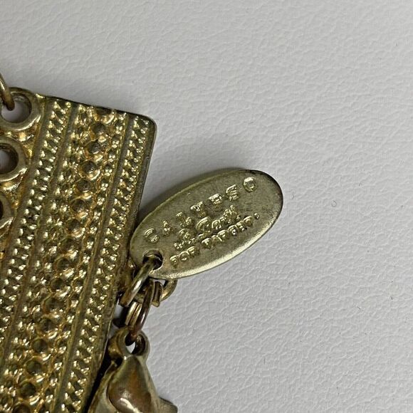 𝅺calypso St. Barth For Target Multi-Strand Beaded Necklace Browns Coral Gold - Picture 10 of 10